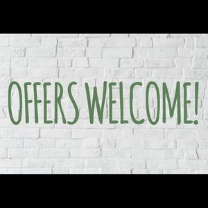 Please feel free to make an offer!